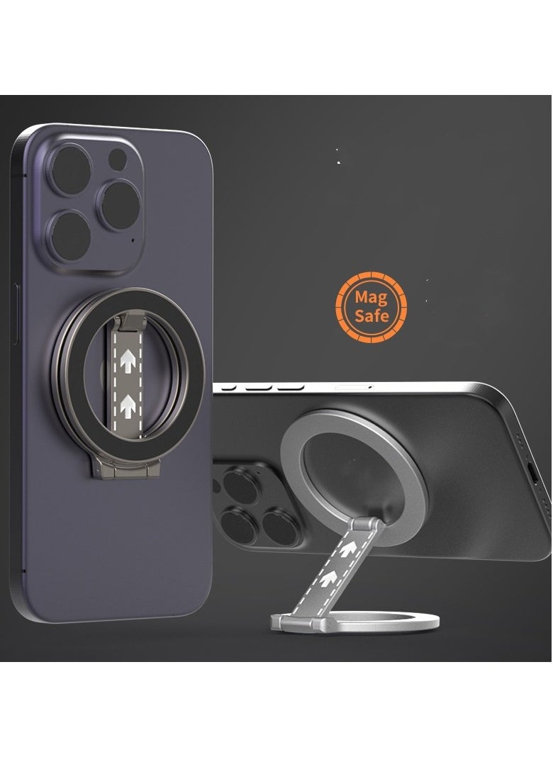 Generic Double Magnetic Ring Phone Holder,Magnetic Phone Stand Compatiable with iPhone 16 15 14 13 12 Pro Max Series Magsafe Case -Black  - Image 4
