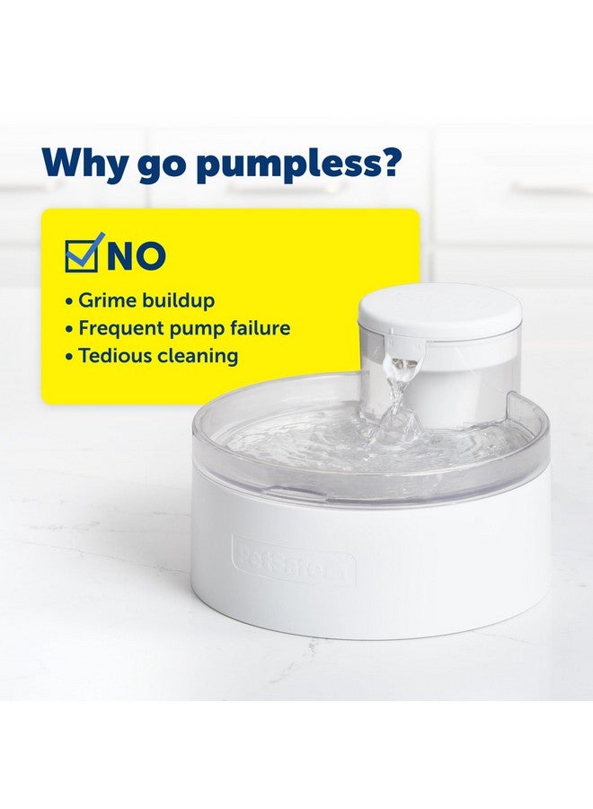 PetSafe Outlast Pumpless Dog Water Fountain 128 oz - Indoor Water Dispenser for Dogs and Multiple Cats - Dishwasher Safe, Easy Assembly and Cleaning, Water Filter Included - Image 3