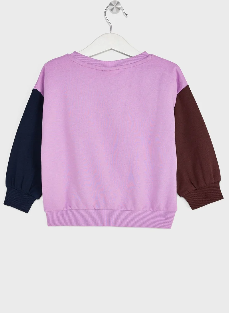 NAME IT Kids Colourblock Sweatshirt