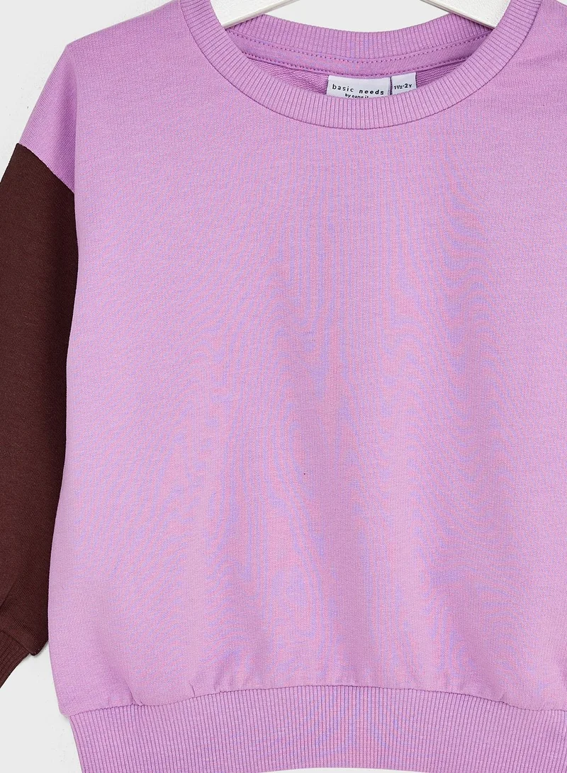 NAME IT Kids Colourblock Sweatshirt