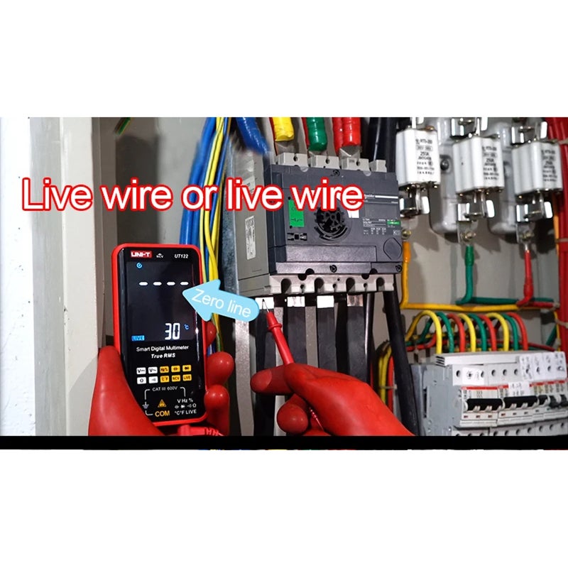 UNI-T  UT122 Smart Digital Multimeter  Electric Tester Voltmeter Hz NCV LIVE Professional Electrician Multi Meter - Image 3