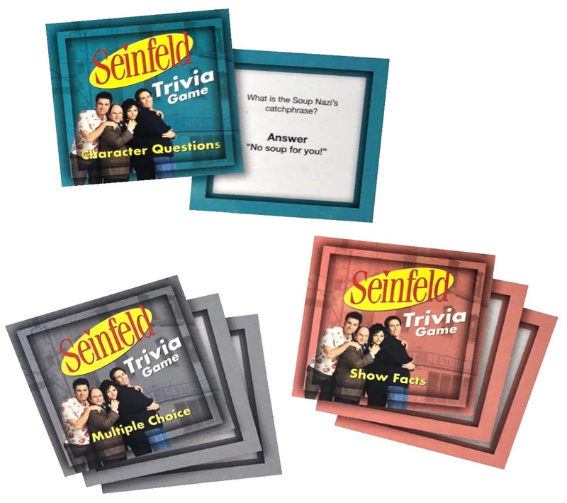 Spin Master Games Seinfeld TV Show  Trivia Game  150 Cards  2 or More Players  Age 10 and Up - Image 3