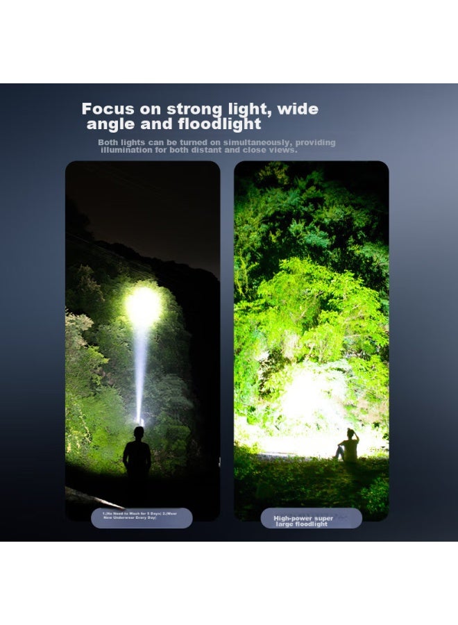 SkyFire Tianhuo Headlamp With Ultra-long Battery Life, Rechargeable, Head-mounted, Led, High Brightness, Motion-sensing, Night Fishing Light, Outdoor Lighting - Image 4