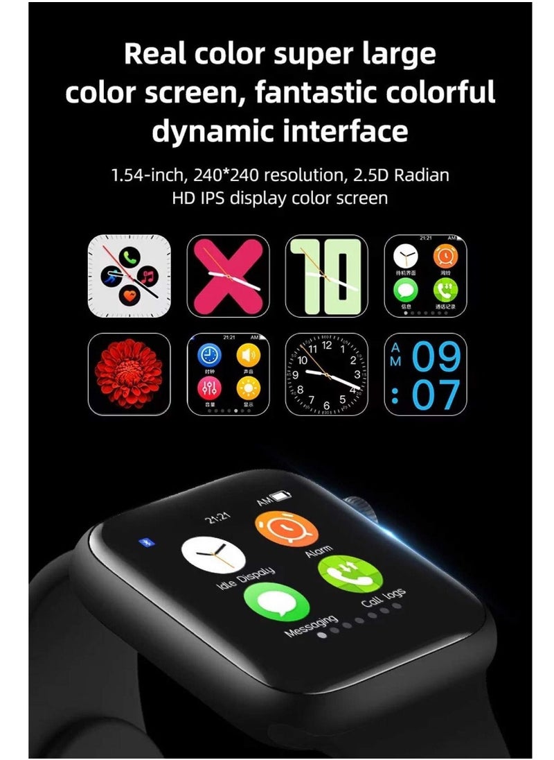 T500 - Smart Watch T500 Black - Image 1