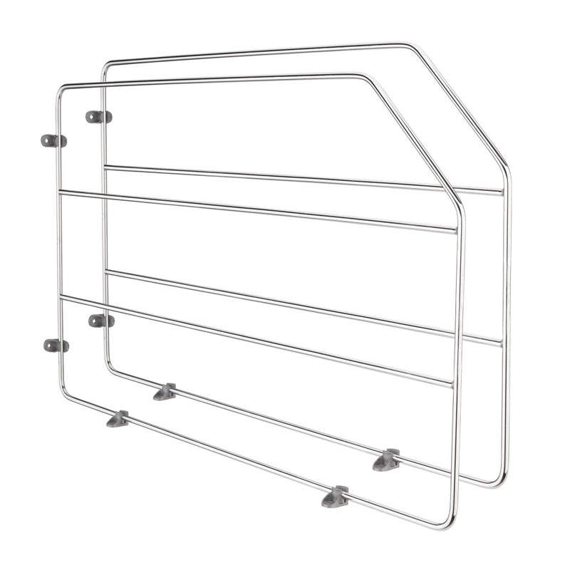 RevAShelf 12 Baking Sheet Shelf Organizer for Wall and Base Kitchen Cabinets Divider Pan Rack Storage Wires for Cupboards Chrome 59712CR21