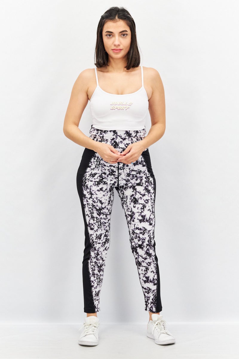 ODolls Sport Women Sportswear Fit Sleeveless Crop Top, White - Image 2