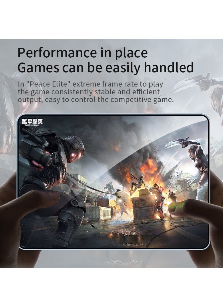 ELTRAZONE 10.1-Inch Android Tablet with Dual SIM & 5G | 6GB RAM, 128GB ROM, WiFi | High-Performance Smart Tab for Gaming, Music & Entertainment | HD Display, Dual Camera, Long Battery Life – Grey - Image 2