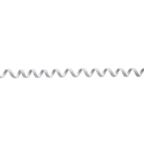 Pasow Telephone Handset Coil Cord Phone Reciever RJ9 Coiled Cable,Coiled Length 0.8 to 6 feet Uncoiled(White) - Image 3