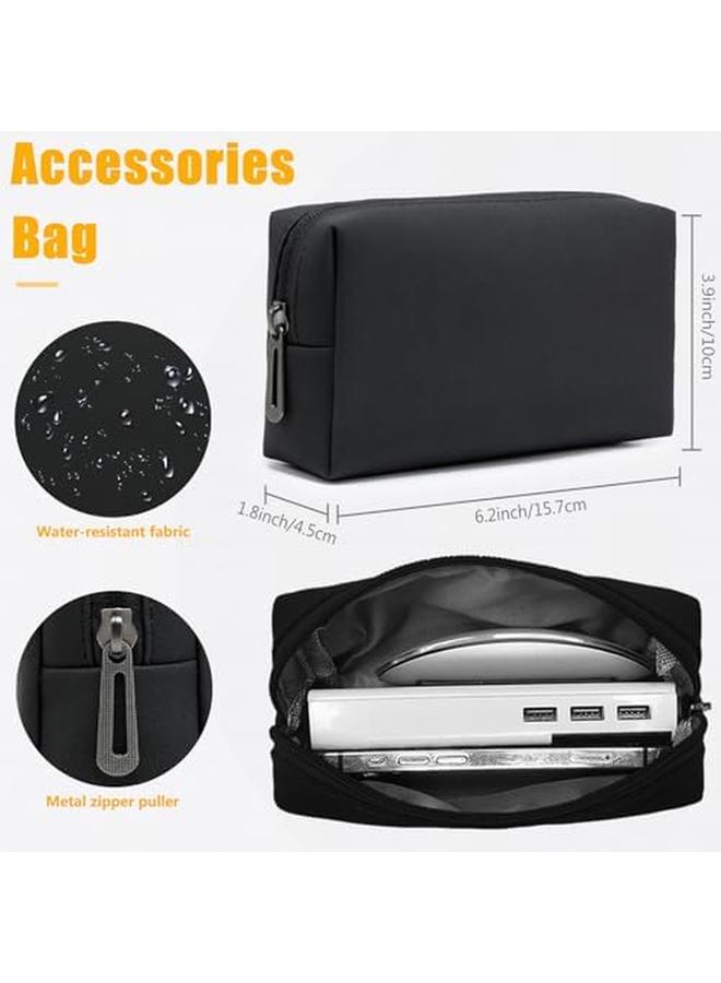 erorex 13 Inch Laptop Sleeve Case With Stand Feature Compatible With Macbook Air M2 A2681 13.6" Display Macbook Air 13 M1 2018 2023 Macbook Pro 13 M2 M1 2016 2023 With Accessory Bag Black - Image 5