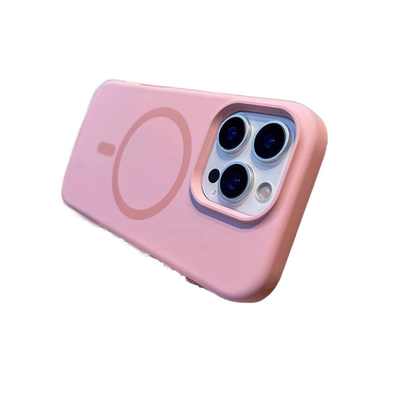 غطاء MagSafe بسيليكون لـ iPhone 17 / 17 Air / 17 Pro / 17 Pro Max مع حماية من السقوط ومغناطيس قوي مع مقاوم للصدمات مع مقاوم للخدش باللون رمادي مغناطيسي من السيليكون - ModaStar - Image 3