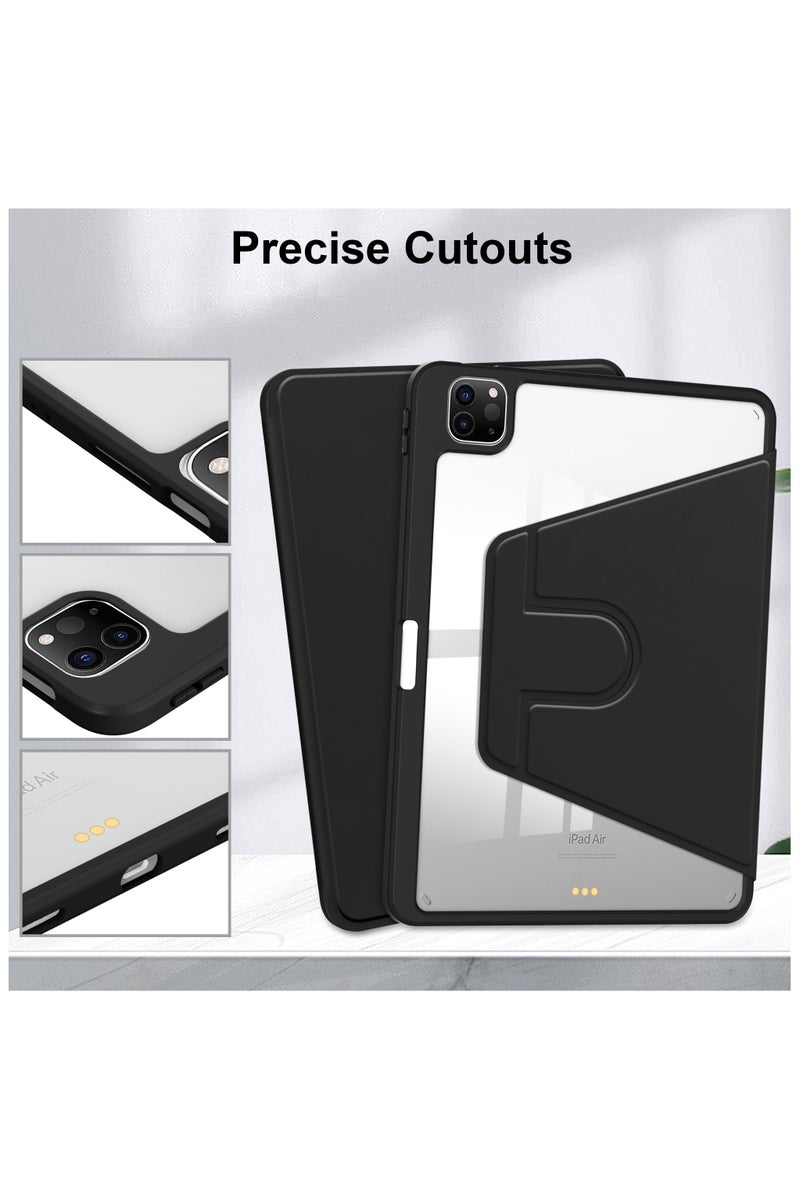 Tablet Case for iPad Pro 2024 (5th Generation) M4 11-Inch/ iPad Air 2024 11-inch 360° Rotating Kickstand Protective Cover with Pen Slot - Image 5