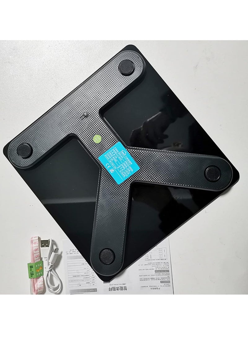 JAJEEK Intelligent Body Fat BMI Scales – Digital Weight Scales with Body Composition Analyzer, Household Smart Scale with Smartphone App, Measures Body Fat, BMI, Muscle Mass & More, Accurate Health Monitoring for All Ages  - Image 5