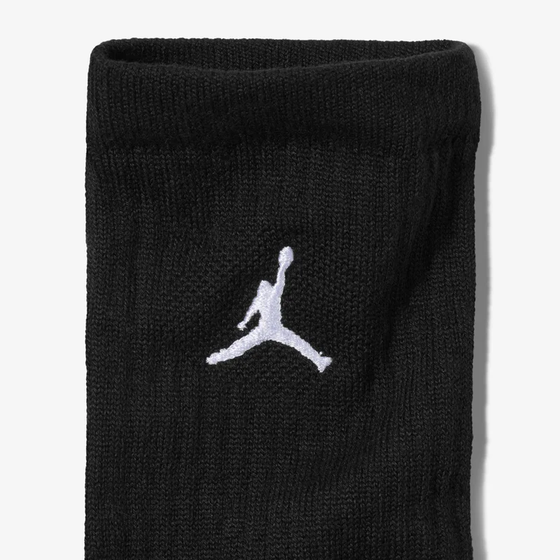 Jordan Black Everyday Crew Socks (3 Pairs)  | Best Price UAE