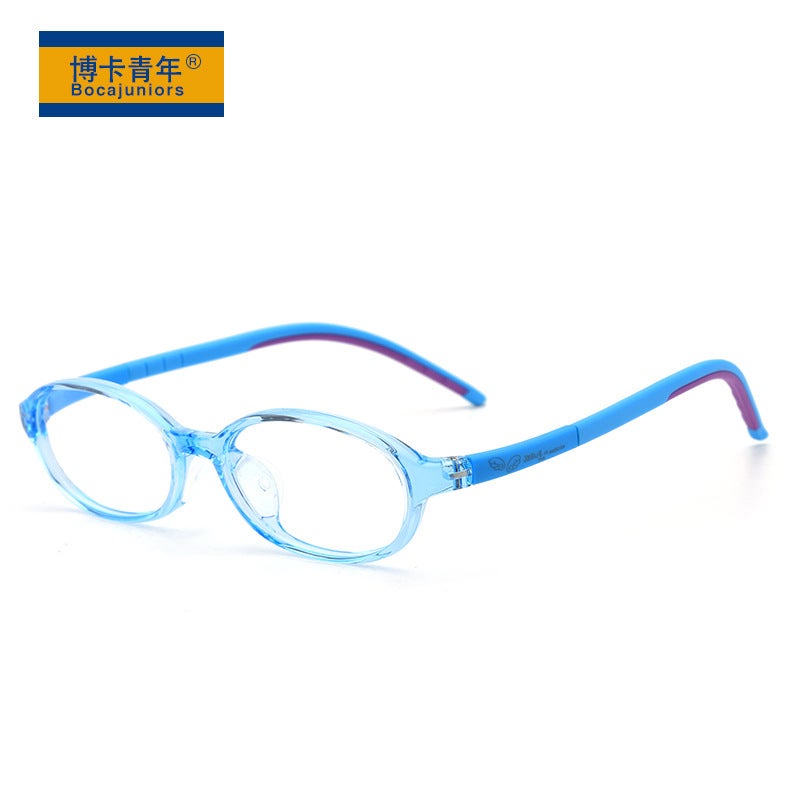 Boca Anti-Blue Light Children Oval Frame Trend Anti-Blue Light Glasses Fashion Children Learning Goggles Sh29009 - Image 2
