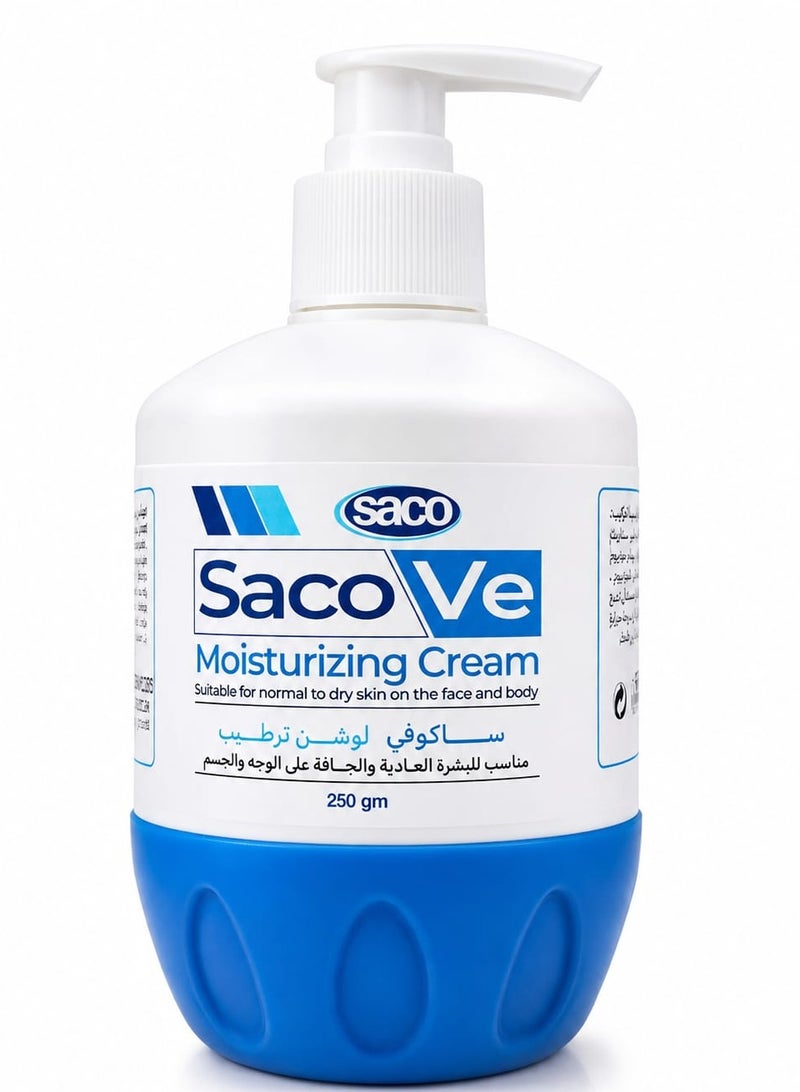 Sako moisturizing cream for normal to dry skin on the face and body 250 g