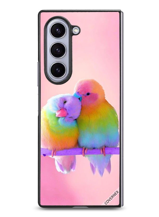 Covernex Samsung Galaxy Z Fold6 Protective Case Cover Cute Birds - Image 1