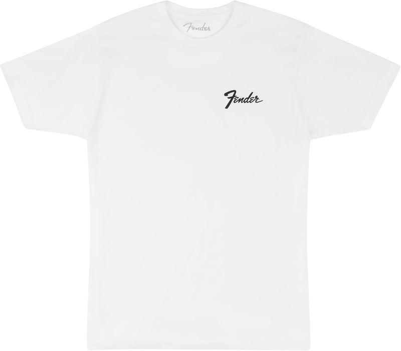 Fender Transition Logo TShirt 100 Cotton White Large