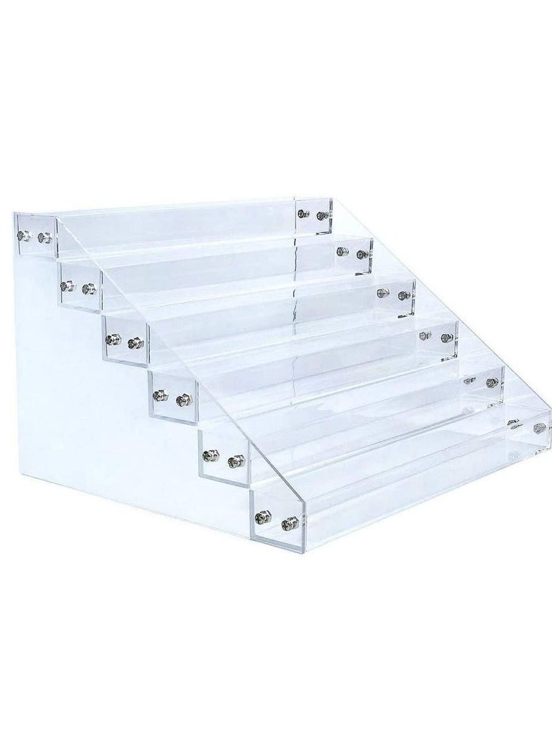 أوريتي منظمات وصناديق تخزين طلاء الأظافر من الأكريليك الشفاف، 6 طبقات - Image 1