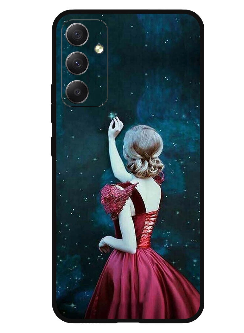 Theodor Protective Case Anti Scratch Shock Proof Bumper Cover For Samsung Galaxy A05s Girl Touching Star - Image 1