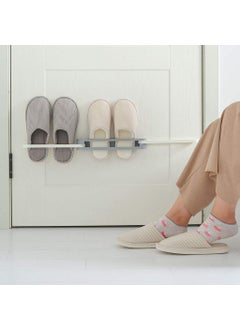 Mishrit Mishrit Mini Portable Chappale Shoe Stand Rack For Home Wall And Door Mounted Plastic Shoe Rack  - Image 2