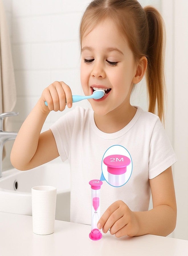 3 otters Sand Timer for Kids, 8PCS Colorful Hourglass Timers for Classroom 20sec/ 30sec/ 1min/ 2min/ 3min/ 4min/ 5min/ 10min Sand Clock Timers Set for Brushing Teeth Cooking Office Timing Task - Image 4