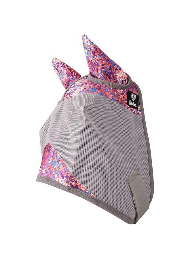 Cashel Crusader Fly Mask, Standard with Ears (Splash, Warmblood) - Image 1