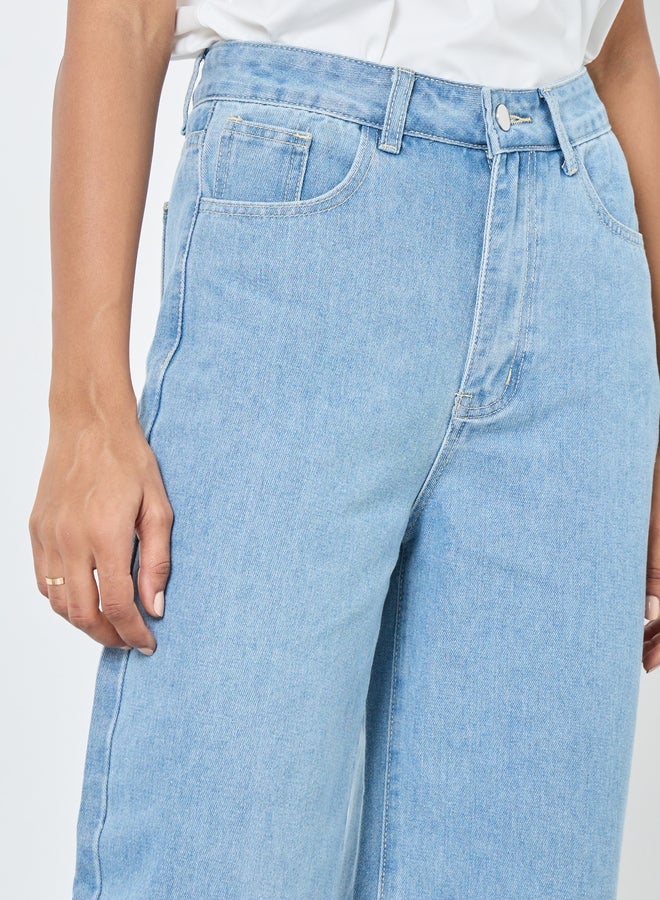 Take Two Frayed Hem Relaxed Fit Jeans - Image 3