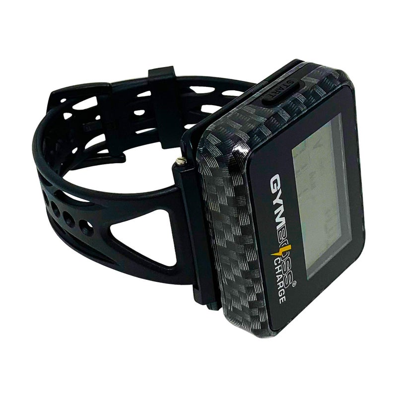 Gymboss Gymboss Charge Interval Timer and Stopwatch & Watchstrap - Bundle (Carbon Black)  - Image 1