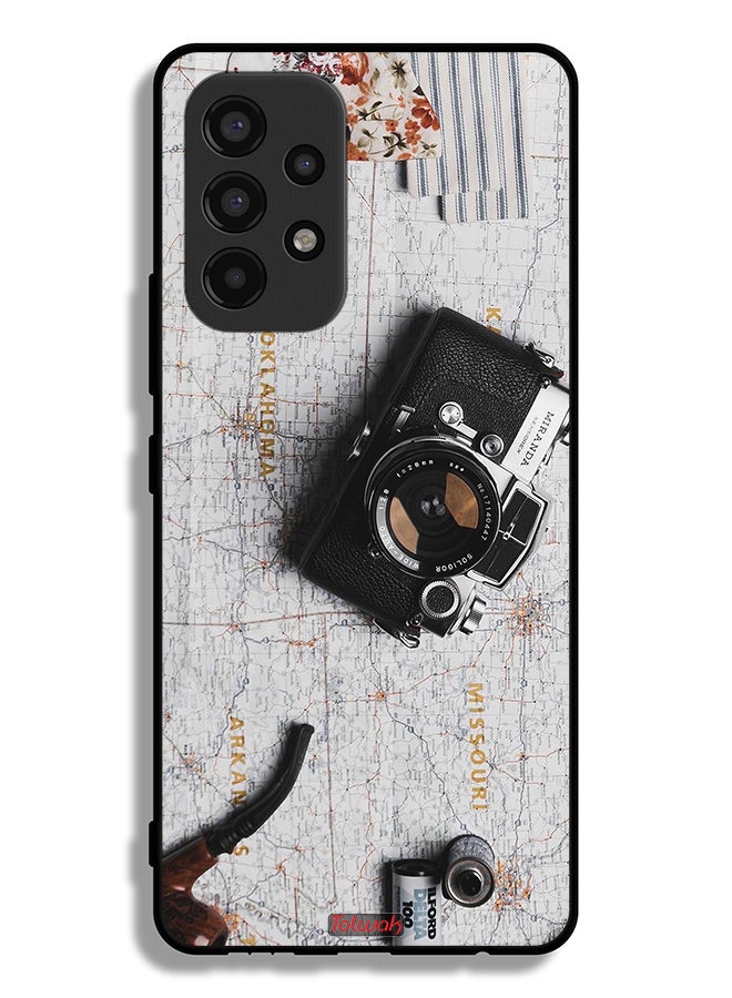 Tolwak Samsung Galaxy A53 5G Protective Case Cover Vintage Camera - Image 1
