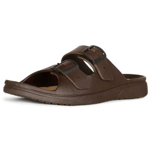 Bata Marson Mule Men's Brown Sandals - 9 UK (8724122) - Image 1