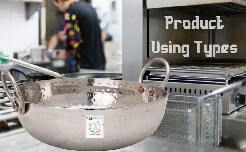 THATHERA THATHERA Kadai for Cooking Steel KadaiKadhai Premium Stainless Steel Versatile Indian Wok with Handle Glossy Hammered Finish Durable and LongLasting Dishwasher Safe 1 LTR with Handle - Image 2