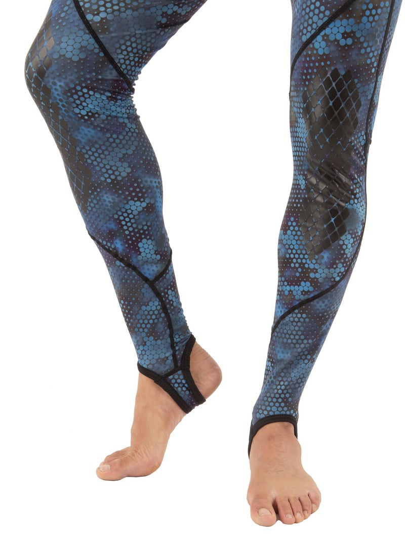 SEAC Blue Moon, Diving and Apnea Rash Guard, Two Piece, Camouflage Blue - Image 5