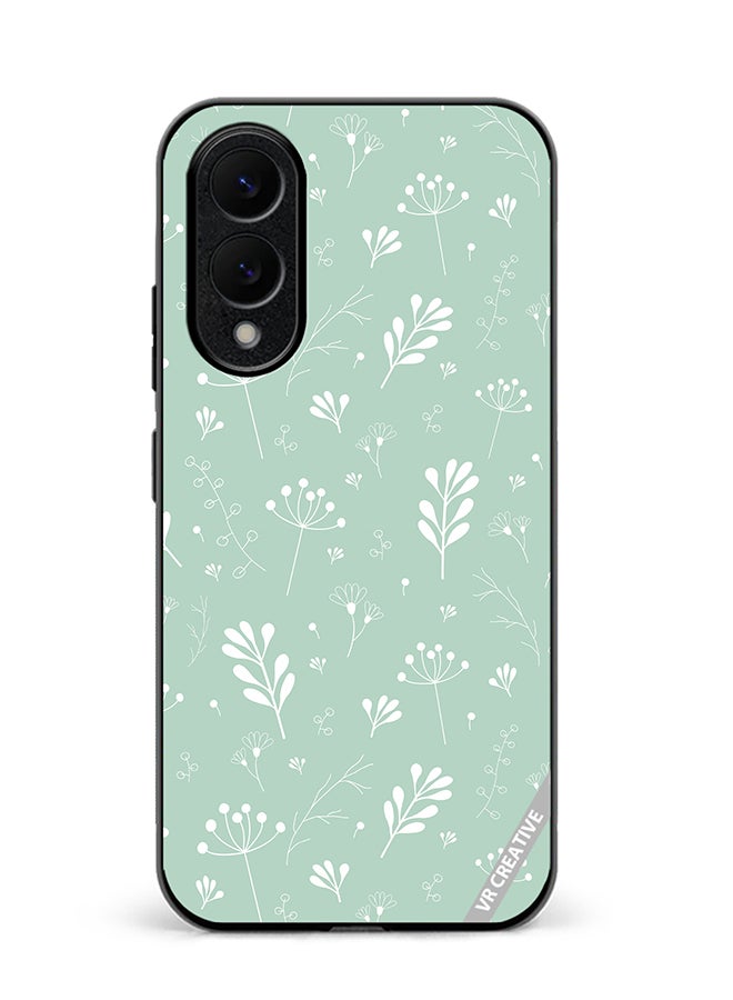 Protective Case Cover For Samsung Galaxy S25 Edge Greenie Design Multicolour