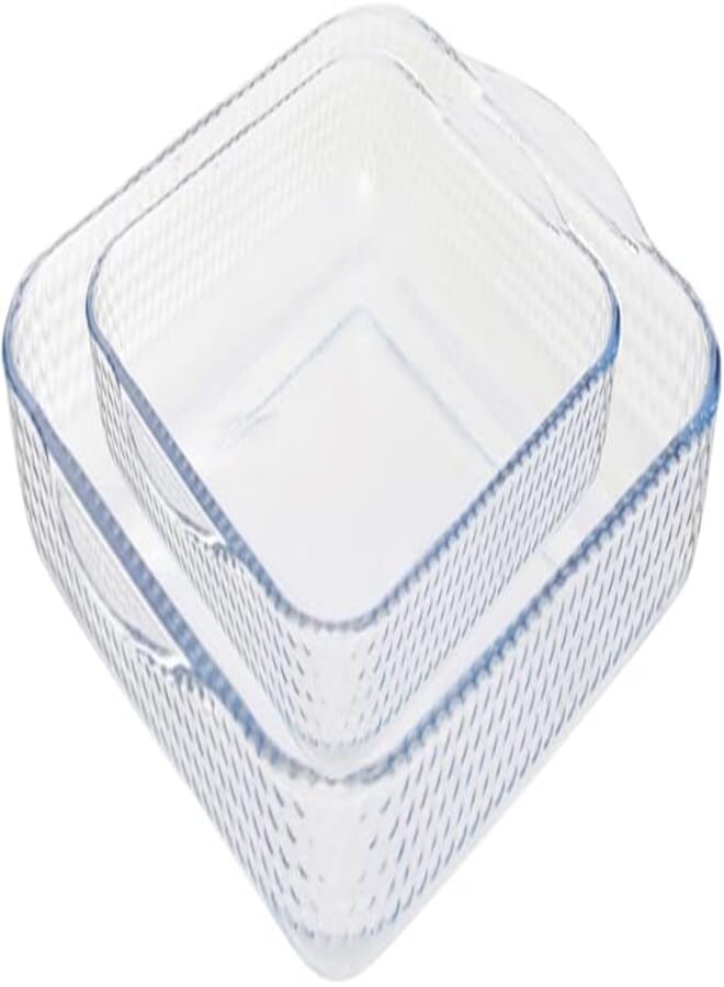 Home Maker BRO ART Oven Glass Square Honeycomb Tray / 2 Pcs/Elegant design, Trusted Brand, Attractive shape/High Quality Materials