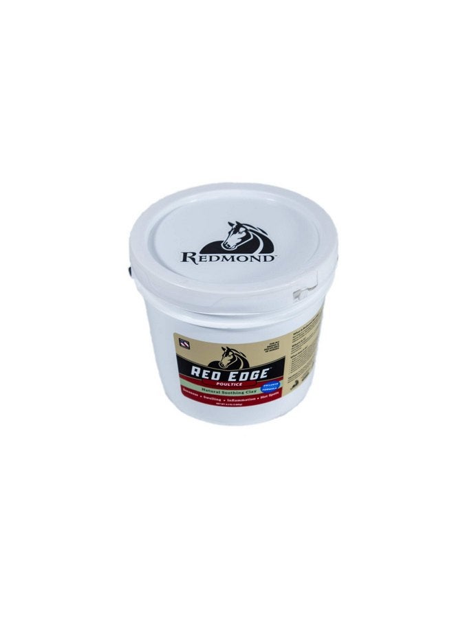 Redmond Red Edge Equine Poultice, Natural Soothing Clay for All Horse Breeds, 8.5lb Bucket - Image 2