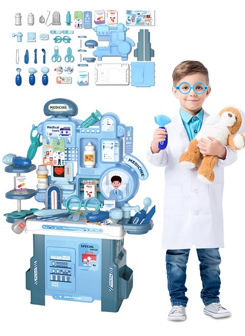 42Pcs Pretend Play Toys for Kids, High-Quality Complete Doctors Play Sets, Perfect for Developing Social Skills and Imagination