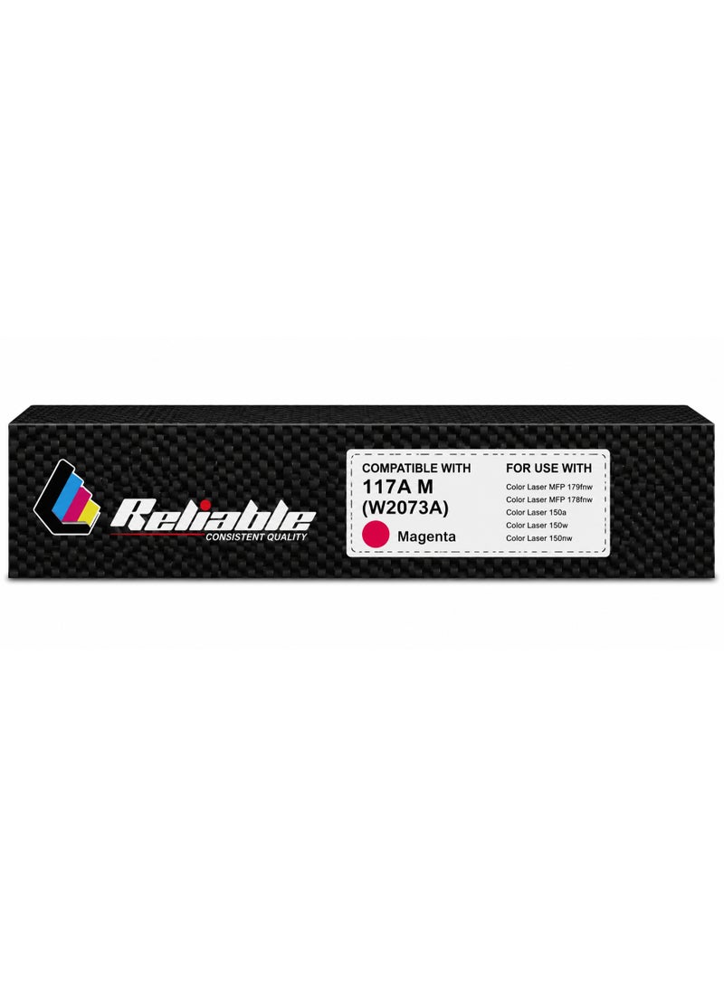 Reliable 117A Magenta Toner Cartridge (W2073A) Compatible with HP Color Laser MFP 178nw Printer - Image 2