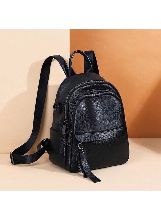 Viney Leather Backpack For Women, Fashionable Large Capacity Travel Bag, School Backpack For Middle School Students, Birthday Gift For Girlfriend - Image 3
