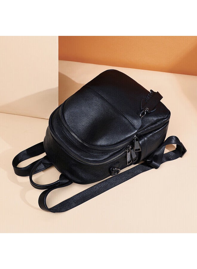 Viney Leather Backpack For Women, Fashionable Large Capacity Travel Bag, School Backpack For Middle School Students, Birthday Gift For Girlfriend - Image 4