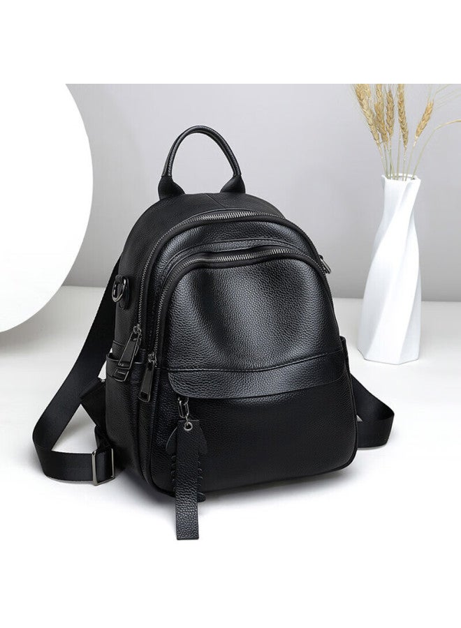Viney Leather Backpack For Women, Fashionable Large Capacity Travel Bag, School Backpack For Middle School Students, Birthday Gift For Girlfriend - Image 5