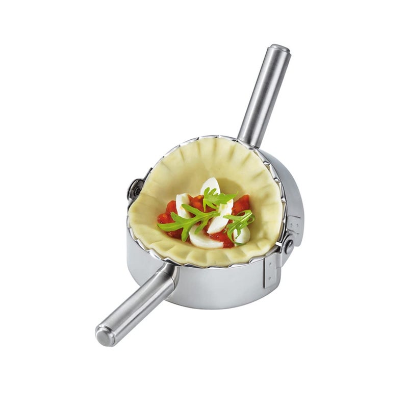 KAYCROWN Best Utensils Stainless Steel Ravioli Mold Pierogi Dumpling Maker Wrapper Pastry Dough Cutter Kitchen Accessories (L: 4.5 inch) - Image 1