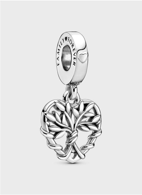 Heart Family Tree Dangle Charm