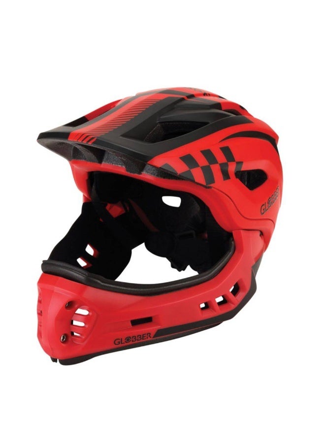 GLOBBER خوذة سباق غلوبير (S، 48-53 سم، أحمر) - Image 1