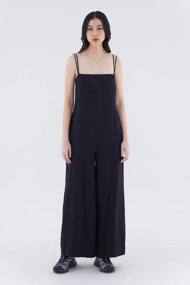 The Editor's Market Lunea Double-Strap Jumpsuit