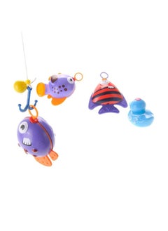 PowerTRC PowerTRC Baby Bath Toy Fishing Set | Hook and Reel Fishing Toy Bathtub, Pool Playset with a Fishing Rod, 3 Fishes & a Ducky for Kids Ages 3+  - Image 5