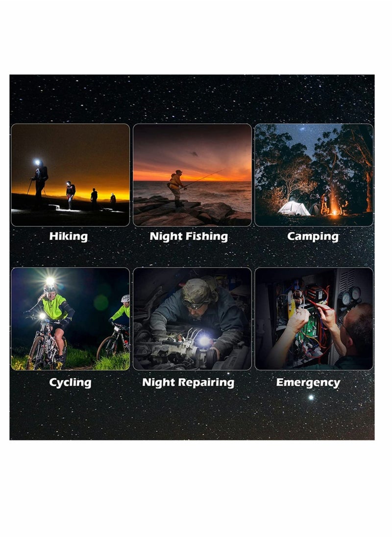 Excefore - Mini Keychain Led Flashlight 800 Lumens Bright Cob Mini Flashlight Keychain Light with Folding Bracket Bottle Opener Magnet Portable Pocket Light for Camping Emergency Fishing Style B - Image 1