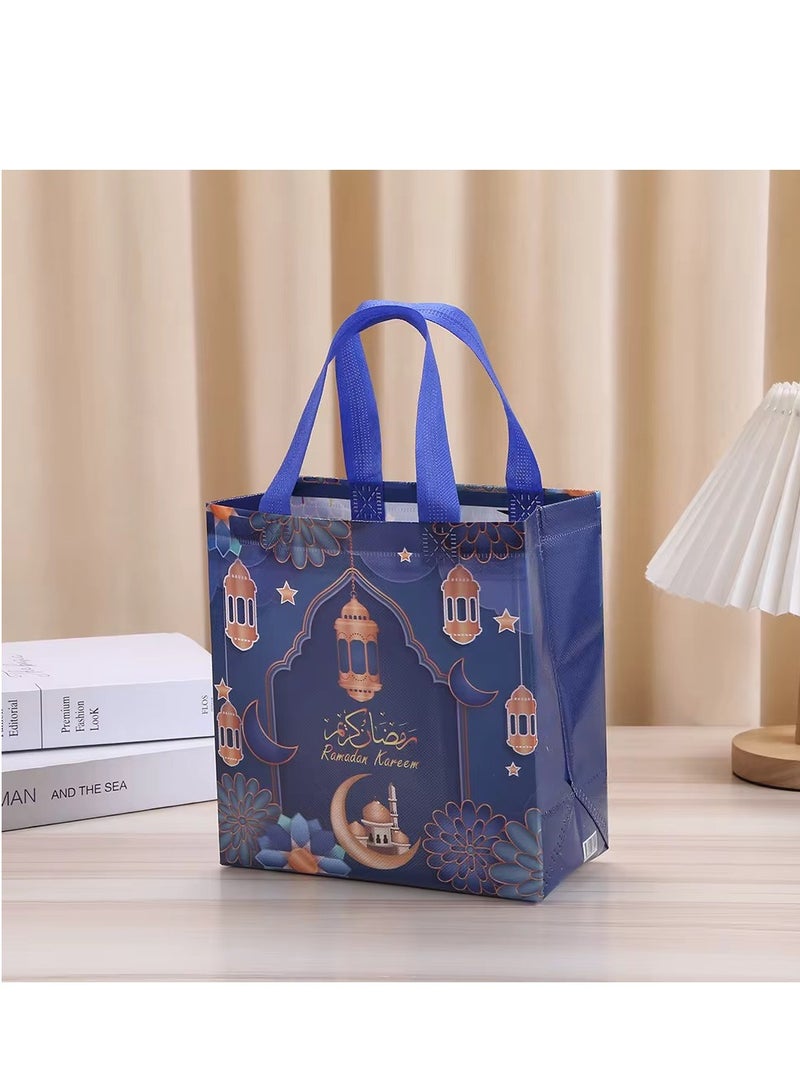 9 Pieces New Ramadan Non-woven Fabric Gift Bags Party Supplies Candy Cookie Snack Bags - Image 2