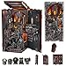 CCCDF Book Nook Kit DIY Miniature Dollhouse Library Booknook Kit Bookend Bookshelf with LED Light for Adults Teens Haunting Relics - Image 2