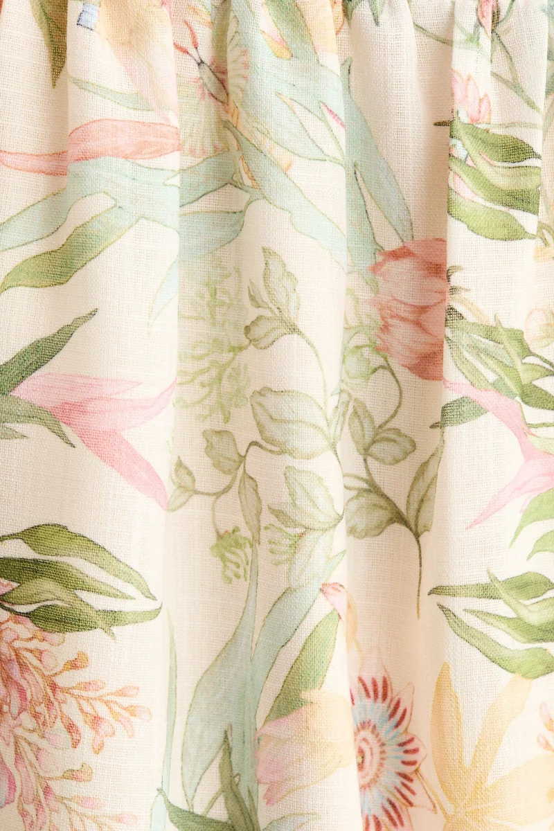 H&M Linen-blend midi dress