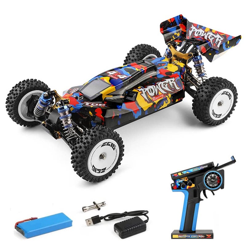 GoolRC WLtoys 124007 Brushless RC Cars 112 Scale Remote Control Car 4WD 75kmh High Speed Racing Car 24GHz All Terrain Off Road RC Truck RTR with Metal Chassis for Adults - Image 2